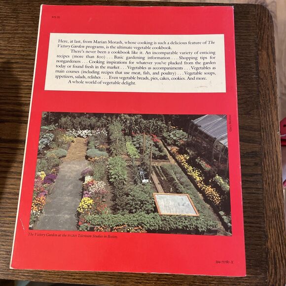 The Victory Garden Cookbook, Morash, Marian, Very Good Book Vintage - Picture 5 of 9